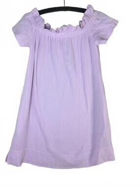 Amadi Anthropologie Off Shoulder Pastel Pink Coquette Mini Dress Soft Girl Sz Xs